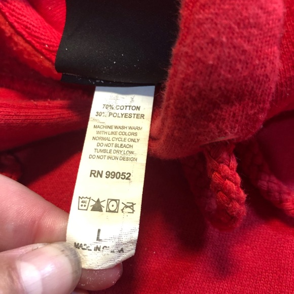 Thrasher Hoodie Red Men’s Large with Kangaroo Pocket Large - Picture 8 of 13